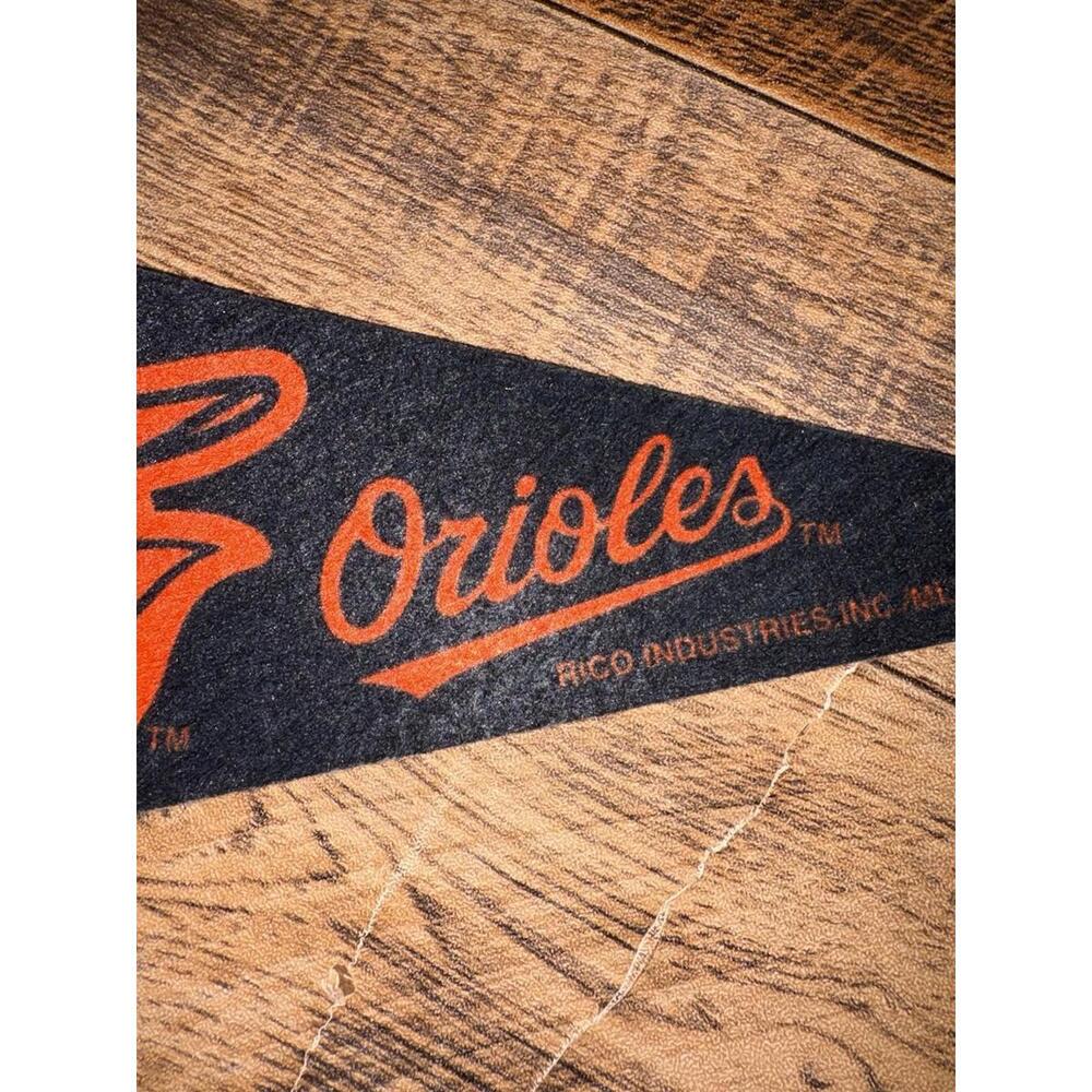 MLB Baltimore Orioles Mini Pennant 4”x9” Baseball Flag Banner Rico - Picture 4 of 7